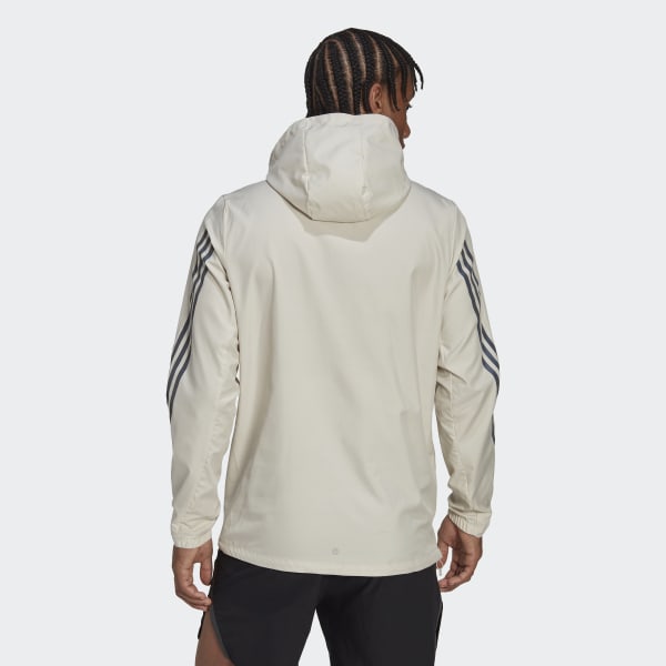 Beige Icons adidas - Run Men\'s | 3-Stripes Jacket | adidas US Running