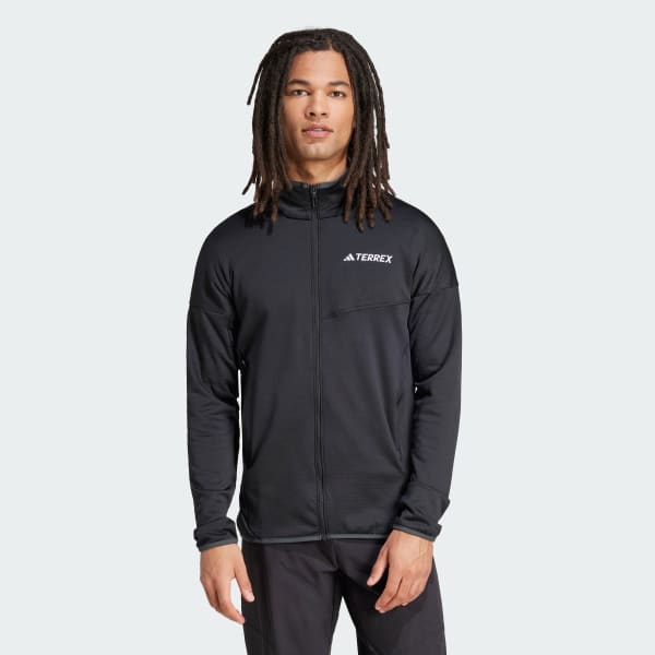 Schwarz Terrex Xperior Climawarm leichte Fleecejacke