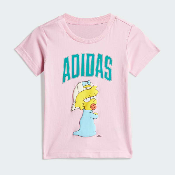 Pink The Simpsons Tee Set Kids