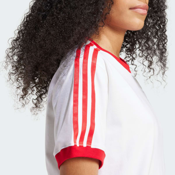 adidas 3-Stripes Tee - White | adidas Singapore