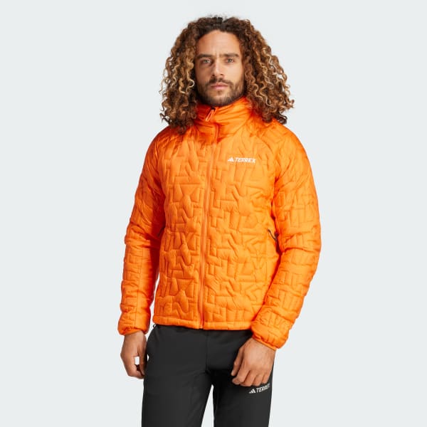 【 ollun 】 loose velor jacket adidas Terrex Xperior PrimaLoft Loose Fill Insulated Hooded Jacket