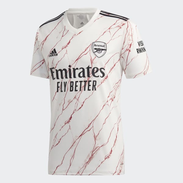 สีขาว เสื้อฟุตบอลชุดเยือน Arsenal GEY04