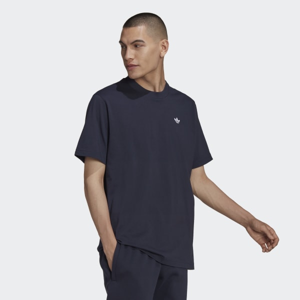 Blau Varsity Loose T-Shirt DKL73
