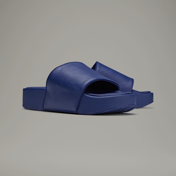 Blue Y-3 Slides