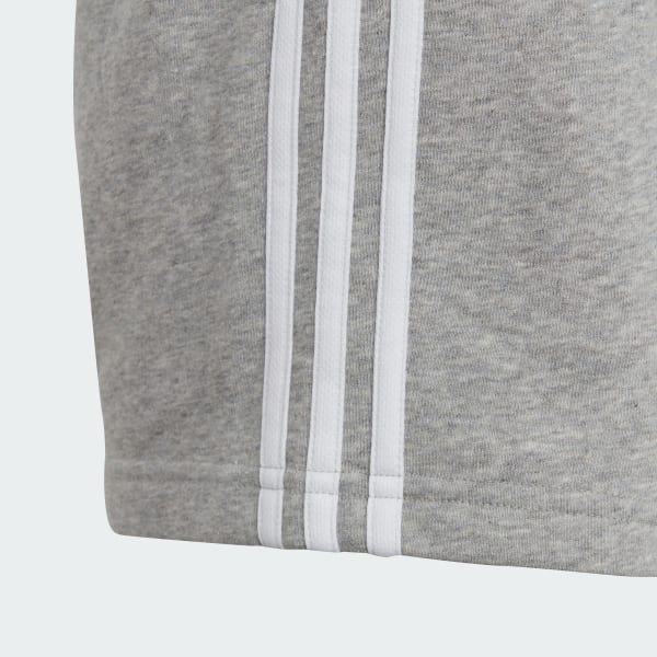 Grey Essentials 3-Stripes Shorts