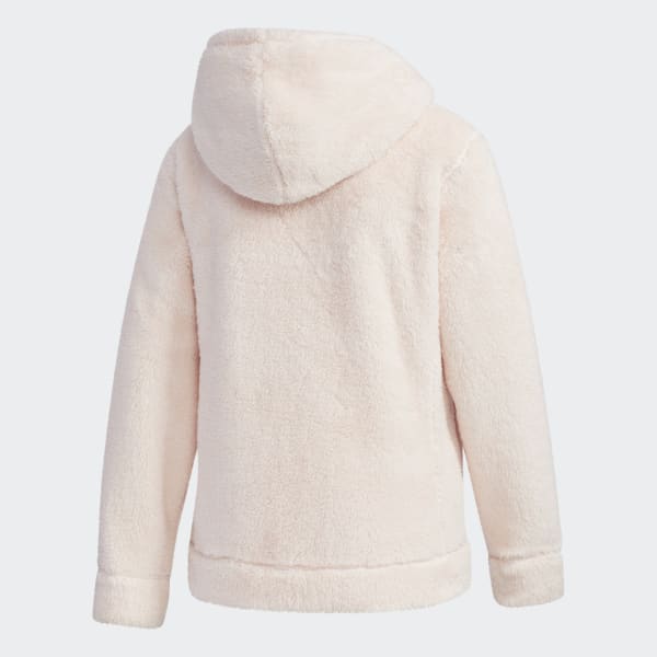 pink sherpa sweater
