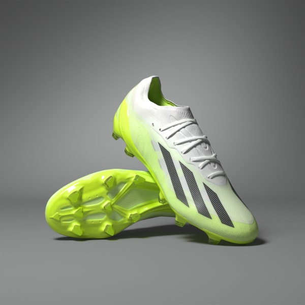 adidas X Crazyfast.1 Firm Ground Soccer Cleats - White | Free