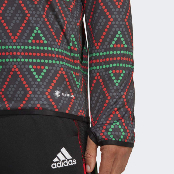 Zwart Ajax Amsterdam Pre-Match Warm Shirt VK376