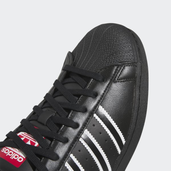 Adidas superstar shoes black and red sale