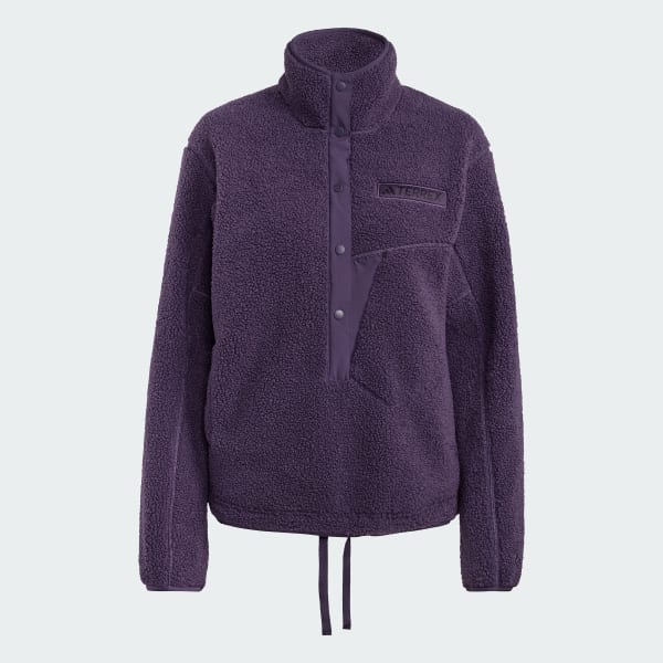 Μωβ Terrex Xploric High Pile Fleece Pullover Sweatshirt