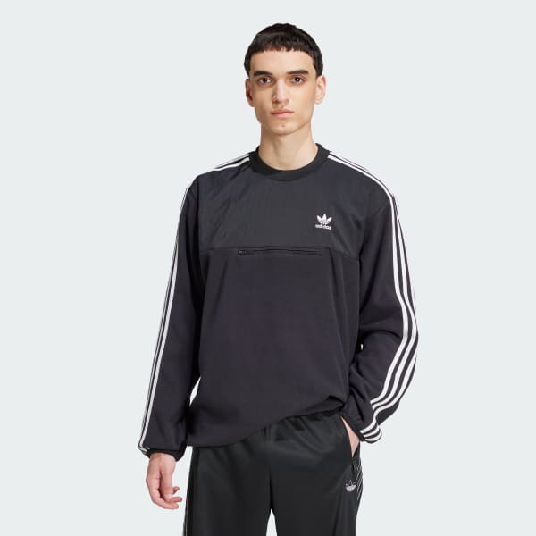 Adidas originals adicolor sweatshirt in black cheap