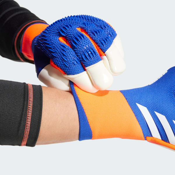 Bleu Gants de gardien hybrides Predator Pro Promo