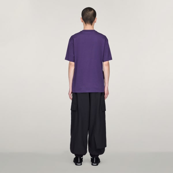 Purple Y-3 Regular Short Sleeve Tee