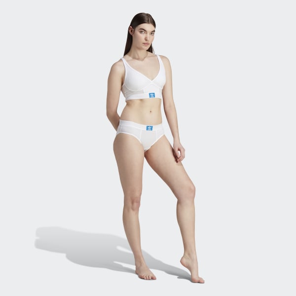 adidas Ribbed Modern Flex Brami Underwear - White | Women's Lifestyle |  adidas US