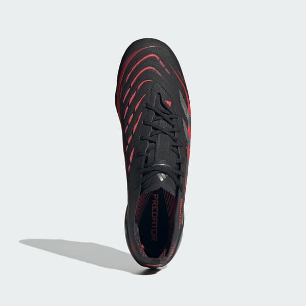 Schwarz Predator Elite FG Fußballschuh