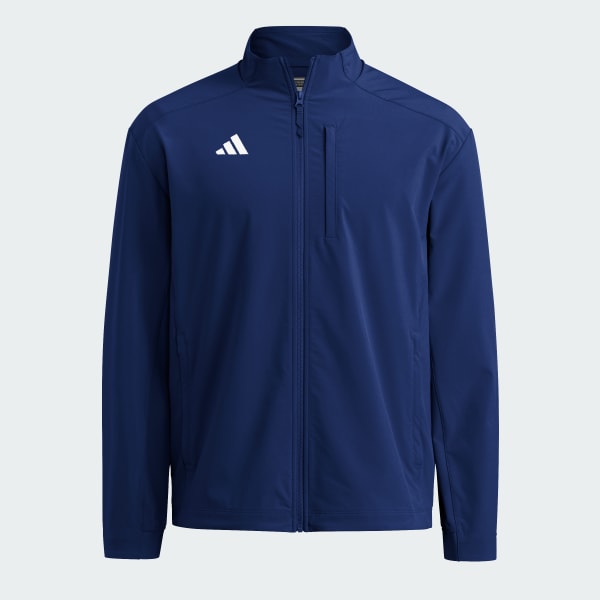 adidas FULL ZIP WOVEN TRAVEL JACKET - Grey | Free Shipping with