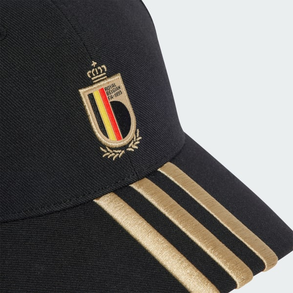 Black Belgium Football Cap