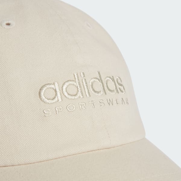 Beige Sportswear Dad Cap