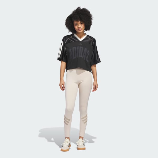 Beige Future Icons 3-Stripes Leggings