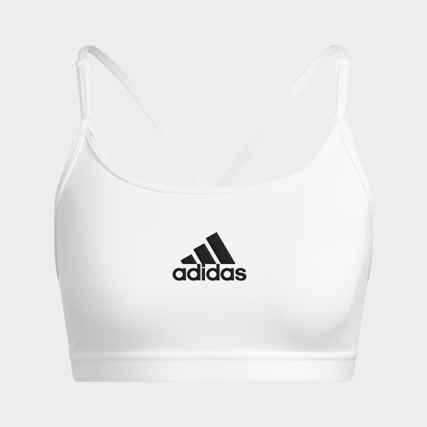 White Aeroreact Training Light-Support Bra DM440