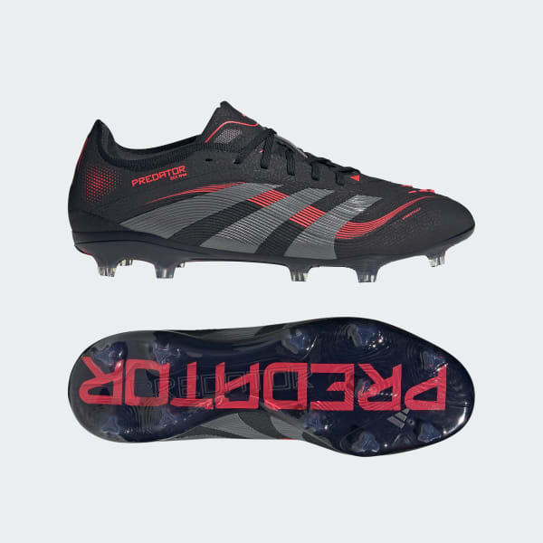 Zwart Predator Pro Firm Ground Voetbalschoenen