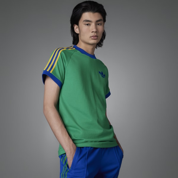 Green adidas t cheap shirt retro