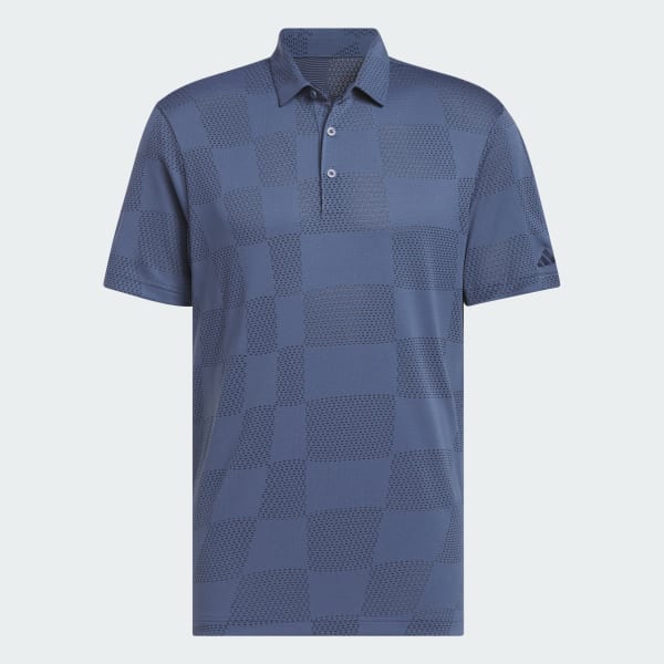 adidas Men's Golf Ultimate365 Textured Polo Shirt - Blue | Free ...