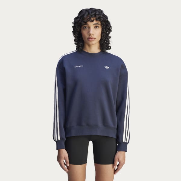 SPORTY&RICH /CLASSIC LOGO EMB ポロ Buy SPORTY & RICH women navy blue embroidered logo polo