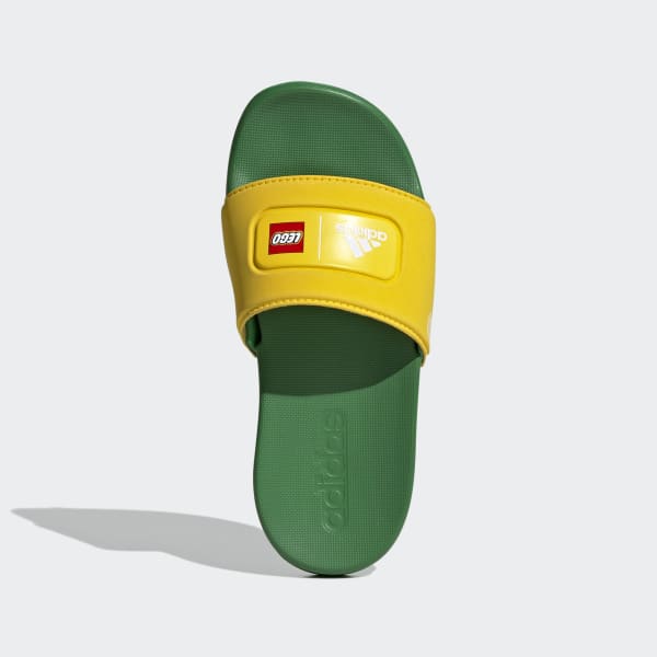 Gul adidas Adilette Comfort x LEGO® Slides
