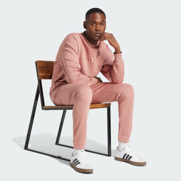 Rosado Polera ALL SZN Felpa Francesa Cuello Redondo