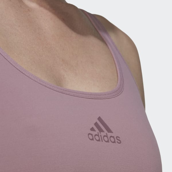fialová Active Seamless Micro-Stretch Scoop Lounge Bra HPO57