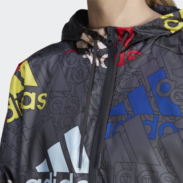 adidas originals Graphic Windbreaker Jacket Multicolor