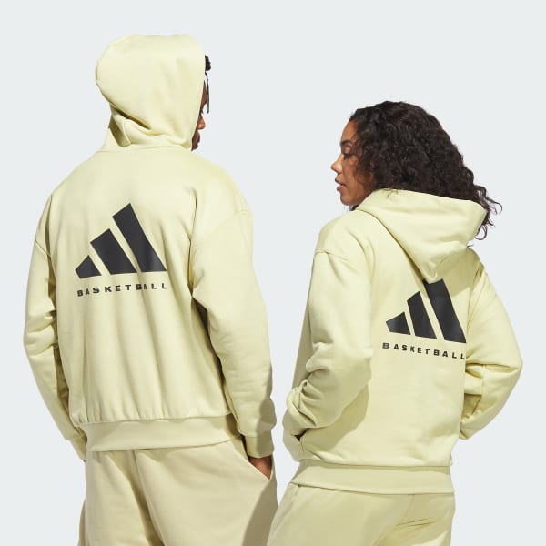 Buzo adidas amarillo con capucha sales