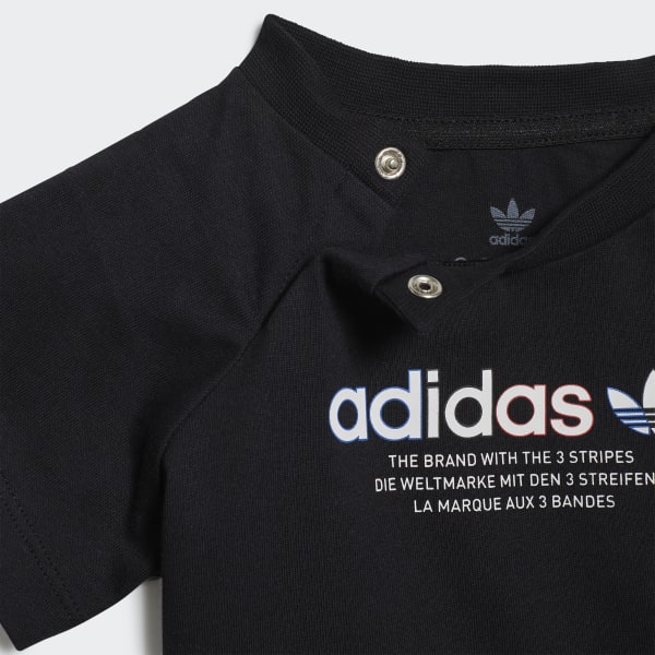 Zwart Adicolor Graphic T-shirt