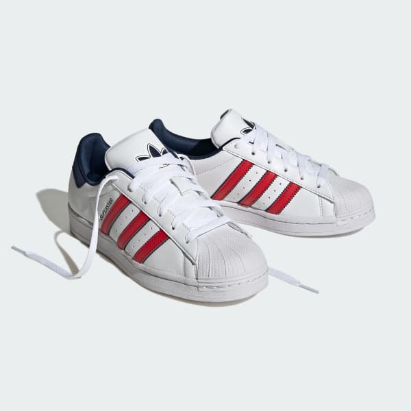 Blanco Tenis Superstar Para Niños