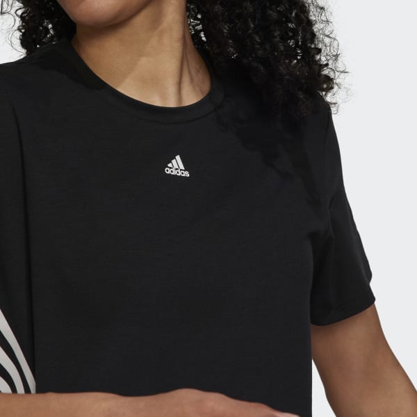 Black Trainicons 3-Stripes Tee CA028