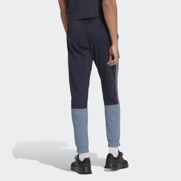 Pantalon jogging Basics garçon en molleton - noir chiné