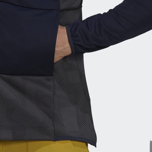 Μπλε Terrex Zupahike Hooded Fleece Jacket
