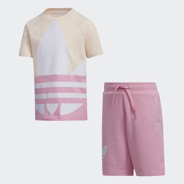 pink adidas set