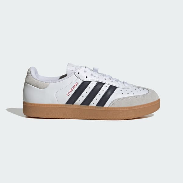adidas Velosamba Leather Shoes - White | Free Shipping with