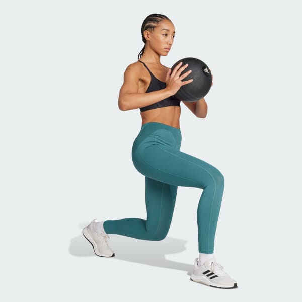 Hijau Legging 7/8 Optime Rib