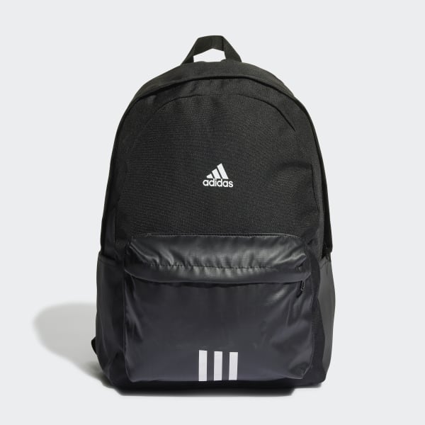 Czerń Classic Badge of Sport 3-Stripes Backpack