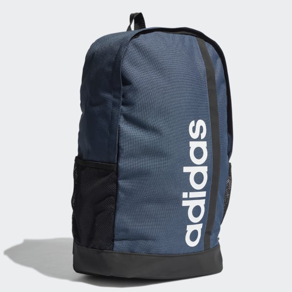 Azul Mochila Essentials Logo