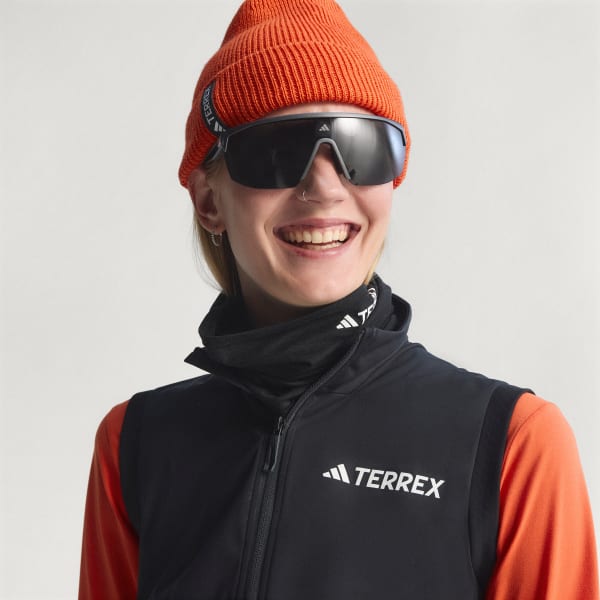 Preto Colete Softshell Terrex Xperior para Esqui de Fundo