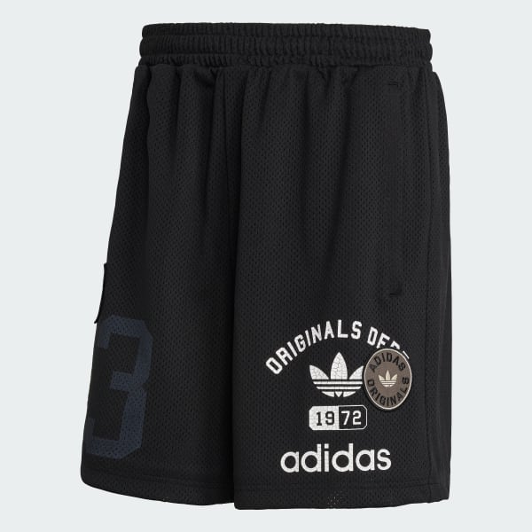 ブラック adidas Originals Dept. グラフィック メッシュ ショーツ