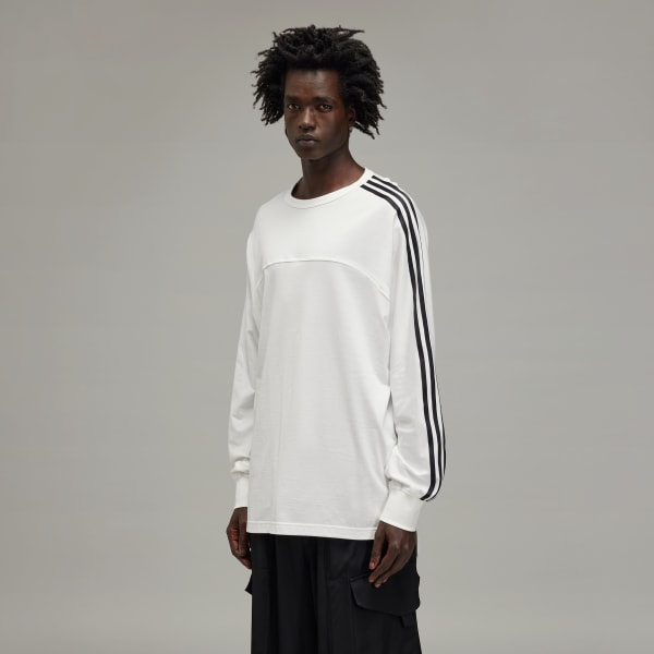 White Y-3 3S 긴팔 티