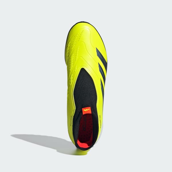 Amarillo Calzado de Fútbol Predator 24 League Sin Cordones Pasto Sintético