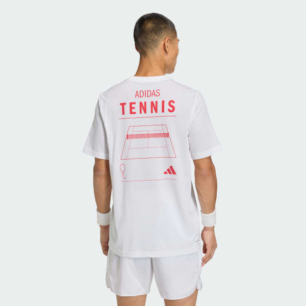Blanco camiseta Graphic Tennis Category