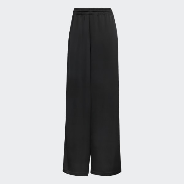 adidas Originals サテン ワイドレッグパンツ ラッフル スリー