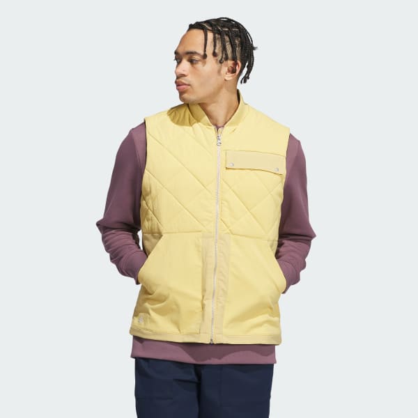 Bezowy Bezrękawnik Go-to Quilted Dwr Full Zip